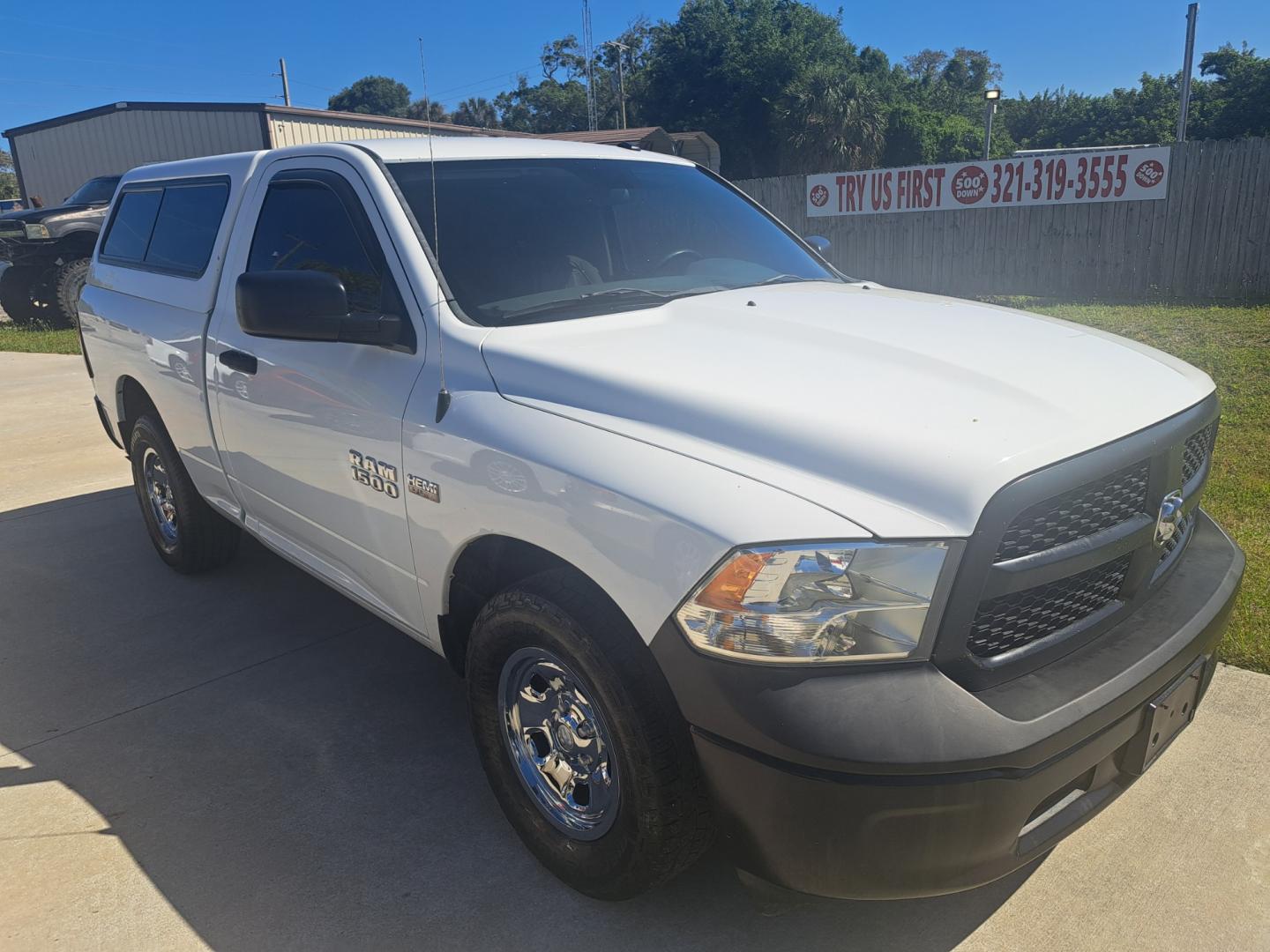 2014 White /BLACK RAM 1500 (3C6JR6ATXEG) , located at 1181 Aurora Rd, Melbourne, FL, 32935, (321) 241-1100, 28.132914, -80.639175 - Photo#1